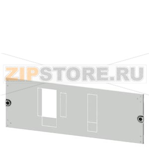 SIVACON S4 Masking frame SENTRON 3VA 3VA23 (up to 400 A) 3VA24 (up to 630 A) 4-pole, 3-pole + N Mounting position horizontal Fixed mounting, Plug-in socket Number of switches 1 Height 250 mm Width 800 mm Siemens 8PQ2025-8BA14 