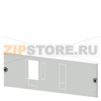 SIVACON S4 Masking frame SENTRON 3VA 3VA23 (up to 400 A) 3VA24 (up to 630 A) 4-pole, 3-pole + N Mounting position horizontal Fixed mounting, Plug-in socket Number of switches 1 Height 250 mm Width 800 mm Siemens 8PQ2025-8BA14
