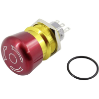 Выключатель аварийный 250 В, 5 A, IP65, 1 шт TRU Components TC-GQ22-A-11TSB203