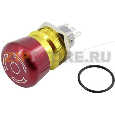 Выключатель аварийный 250 В, 5 A, IP65, 1 шт TRU Components TC-GQ22-A-11TSB203 
