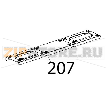 Scudo intermedio inox Unox XVC 515G Scudo intermedio inox Unox XVC 515GЗапчасть на деталировке под номером: 207