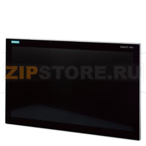 SIMATIC ITC2200 V3, промышленный тонкий клиент, широкоформатный TFT-дисплей с диагональю 22 дюйма, емкостная тач-технология, поддерживаемые протоколы: RDP, VNC, SmartServer, HTML5 и др., с логотипом Siemens, встраиваемое устройство Siemens 6AV6646-1BA22-1 