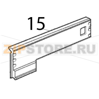 Bottom door frame Scotsman AC 86 Bottom door frame Scotsman AC 86Запчасть на деталировке под номером: 15