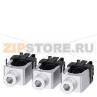 wire connector CU with control wire voltage tap-off 3 units accessory for: 3VA5 250 Siemens 3VA9233-0JK12