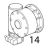 Gear reducer Scotsman MAR 78 SPLIT