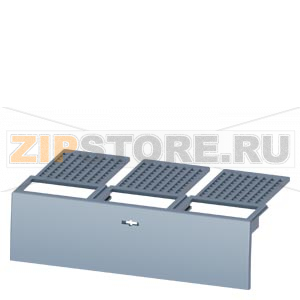 TERMINAL COVER 3 POLE 1PCS. ACCESSORY FOR: 3VA5/6 400/600 PLUG-IN/DRAW-OUT SOCKET 3VA5/6 400/600 Siemens 3VA9471-0WD30 