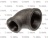 ELBOW, 1-1/2 X 1 REDUCING,BLK