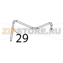 Tubo est. umidita’ nuova linea stand Unox XB 403G Tubo est. umidita’ nuova linea stand Unox XB 403GЗапчасть на деталировке под номером: 29