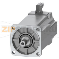 SIMOTICS S-1FK2 HD Серводвигатель М0 = 5 Нм; ПН = 1,45 кВт при NN = 3000 оборотов в минуту (380-480); ПН = 0,79 кВт при нн = 1500 оборотов в минуту (200-240 В); С удерживающим тормозом; Степень защиты IP65; Цилиндрический вал D19x40 мм; Абсолютный датчик