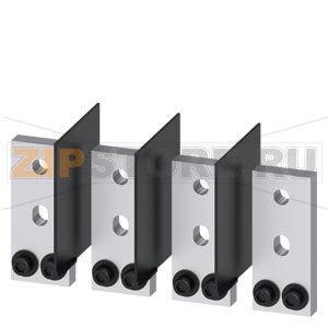 Front bus connectors 4 pcs. accessory for: 3VA55/3VA65/3VA66 Siemens 3VA9674-0QB00 