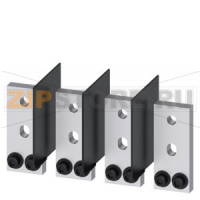 Front bus connectors 4 pcs. accessory for: 3VA55/3VA65/3VA66 Siemens 3VA9674-0QB00