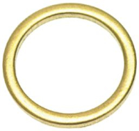 ПЛОСКАЯ ЛАТУННАЯ ШАЙБА  Ø 20X16X1.5 ММ