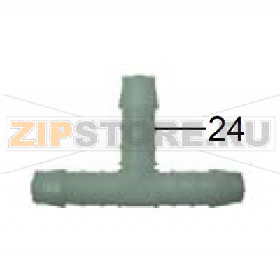 T Hose connection Meiko DV 80.2 T Hose connection Meiko DV 80.2Запчасть на деталировке под номером: 24Название запчасти Meiko на английском языке: T Hose connection Meiko DV 80.2