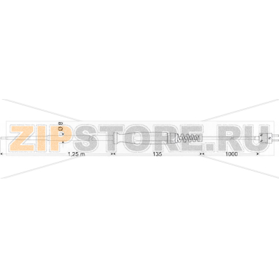Датчик температуры, тип датчика: K, зонд: 1250 мм, от -65 до 200°C Greisinger GKF 125 