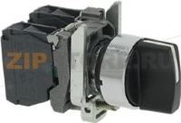 SELECTOR SWITCH BLACK 1-0-2 15A 230V