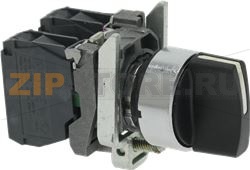 SELECTOR SWITCH BLACK 1-0-2 15A 230V 