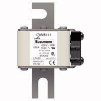 Предохранитель, 550 A, AC 690 В, 200 кА, 2, 61x77x108 мм, aR, DIN, IEC Eaton FUSE 550A 690V 2KN