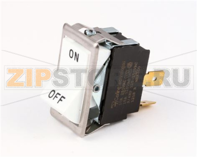 SWITCH, ROCKER, SPST, WHITE 