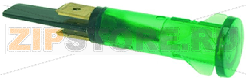 СИГНАЛЬНАЯ ЛАМПОЧКА ЗЕЛЕНАЯ 230V 