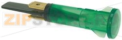 СИГНАЛЬНАЯ ЛАМПОЧКА ЗЕЛЕНАЯ 230V 