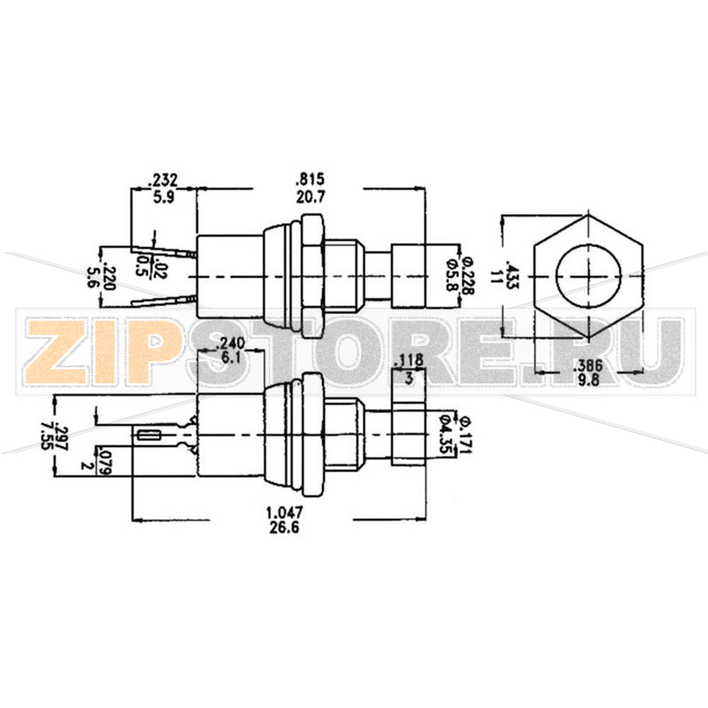 Кнопка, 1 шт TRU Components TC-MT250ASW 