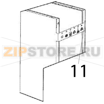 Ass. supporto LED Scotsman MV 600 Ass. supporto LED Scotsman MV 600Запчасть на деталировке под номером: 11