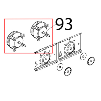 Motore cond. 5 uF, 200 W, alb. M8, conn. 5 poli Unox XBC 404