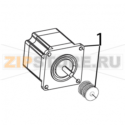 Stepper motor assembly Intermec PX4i Stepper motor assembly Intermec PX4iЗапчасть на деталировке под номером: 1Название запчасти на английском языке: Stepper motor assembly Intermec PX4i.