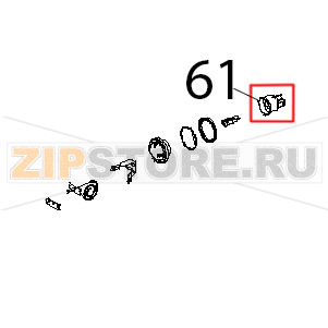 Porta lampada serie 2 per lampada Unox XBC 604P Porta lampada serie 2 per lampada Unox XBC 604PЗапчасть на деталировке под номером: 61