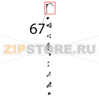 Sonda al cuore stampata L=2000 Unox XBC 815G Sonda al cuore stampata L=2000 Unox XBC 815GЗапчасть на деталировке под номером: 67