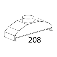 Interrutore tiraggio fumi Unox XBC 815G