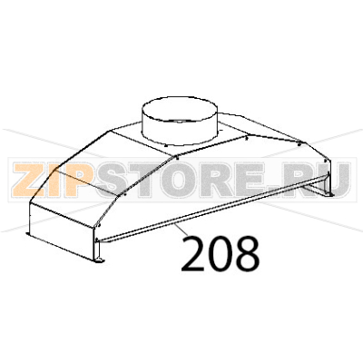 Interrutore tiraggio fumi Unox XBC 815G Interrutore tiraggio fumi Unox XBC 815GЗапчасть на деталировке под номером: 208