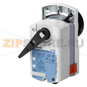 GDB341.9E - Электромоторный поворотный привод для шаровых клапанов, без пружинного возврата, AC 230 В, 2- / 3-точечный, 5 Нм, 150 с Siemens GDB341.9E 