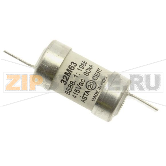 Предохранитель, 32 A, AC 415 В, 80 кА, BS88/F2, 14x59 мм, gM, BS Eaton 36A 415V M/S FUSE>(20) CAR 