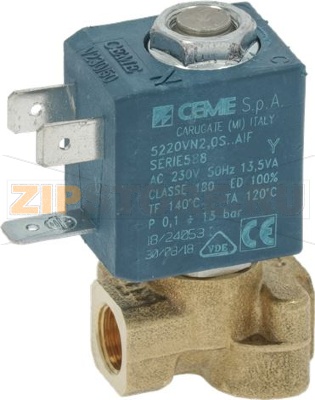 СОЛЕНОИДНЫЙ КЛАПАН CEME 2-ХОД.Ø 1/8&quot;F 230V 