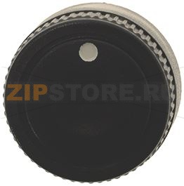 MANOPOLA NERA ø 37 mm 