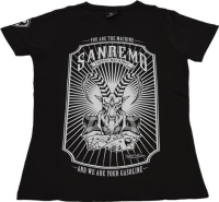 T-SHIRT SANREMO BLACK WOMAN SIZE S