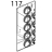 Guarnizione nera 50 shore forni Unox XBC 905