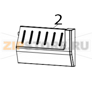 Lower front cover TSC MH341 Lower front cover TSC MH341Запчасть на деталировке под номером: 2