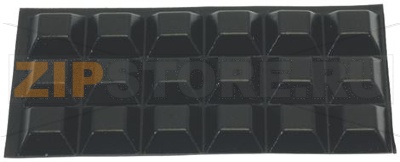 ADESIVO PIEDE 20,6x20,6x7,5 mm 