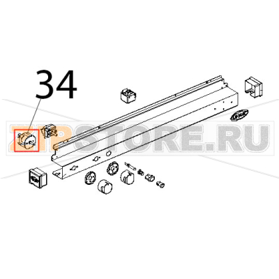 Timer M12, 120 min, 2678 A, 250 V, 16 A Unox XF 183 Timer M12, 120 min, 2678 A, 250 V, 16 A Unox XF 183Запчасть на деталировке под номером: 34