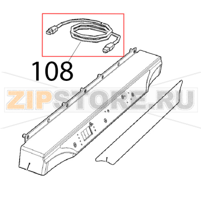 Cavo DI rete RJ45 L1MT Unox XFT 110 Cavo DI rete RJ45 L1MT Unox XFT 110Запчасть на деталировке под номером: 108