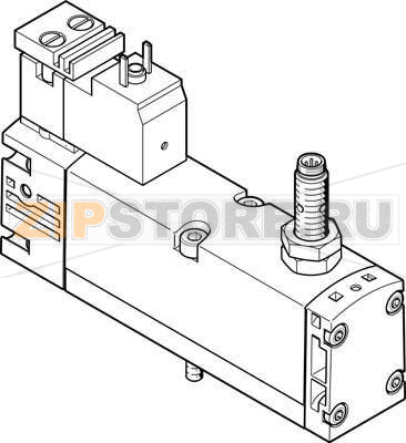 Распределитель с электроуправлением Festo VSVA-B-M52-MZ-A1-1C1-APP 