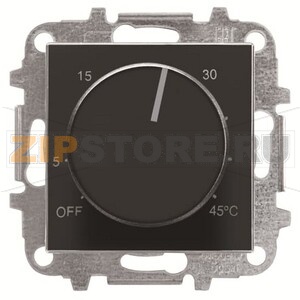 Накладка для терморегулятора, чёрный бархат ABB 2CLA854090A1501 