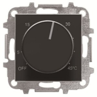 Накладка для терморегулятора, чёрный бархат ABB 2CLA854090A1501