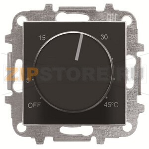 Накладка для терморегулятора, чёрный бархат ABB 2CLA854090A1501 