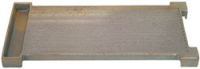 RIBBED PLATE 520X280 MM.