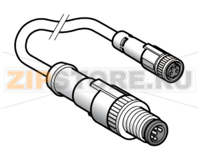 Кабель соединительный 1 м Schneider Electric XZCR1509040H1 