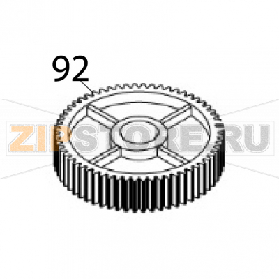 Gear (0.5*60) Sato CT412LX TT Gear (0.5*60) Sato CT412LX TTЗапчасть на деталировке под номером: 92Название запчасти на английском языке: Gear (0.5*60) Sato CT412LX TT.