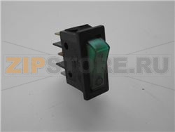 INTERRUTTORE UNIPOLARE LUMINOSO VERDE 